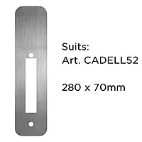 Upgrade RETROFIT PLATE (RECTANGLE 280 x 70mm) - Stainless Steel