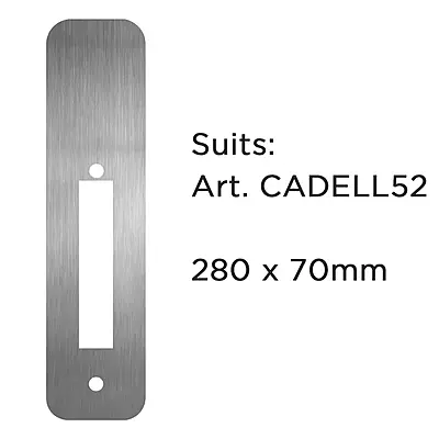 Upgrade RETROFIT PLATE (RECTANGLE 280 x 70mm) - Stainless Steel