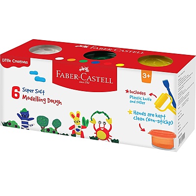 Faber-Castell Little Creatives Modelling Dough Set of 6