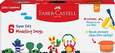 Faber-Castell Little Creatives Modelling Dough Set of 6