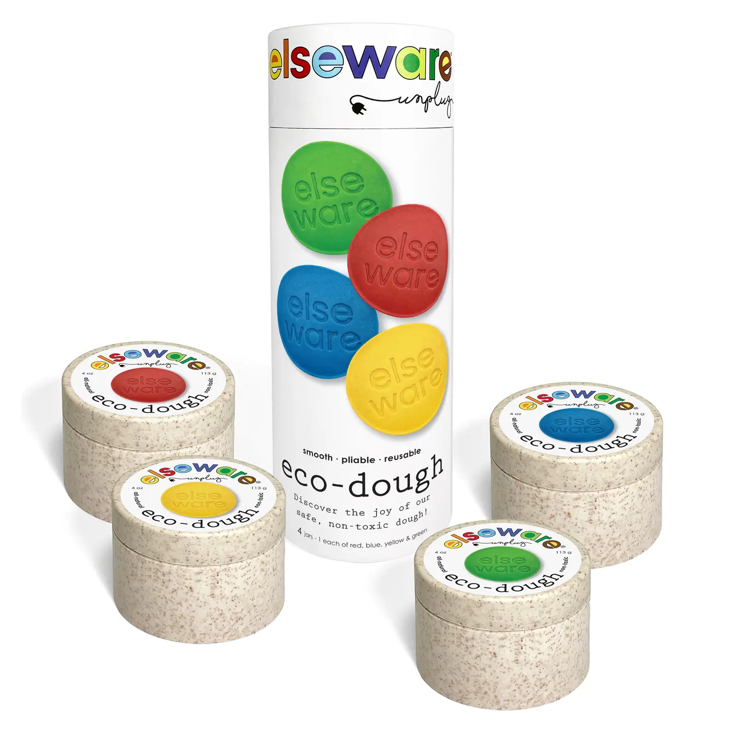 elsewhere unplug Eco-Dough 4 ct