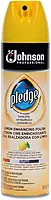 Pledge Furniture Polish, Lemon, 14.2 oz Aerosol Spray, 6/Carton