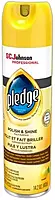 Pledge Furniture Polish, Lemon, 14.2 oz Aerosol Spray, 6/Carton