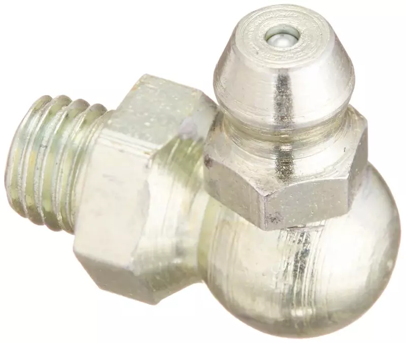 LubriMatic 11-113 Grease Fittings - 1/4"-28 90 Degree Angle - Pack of 10