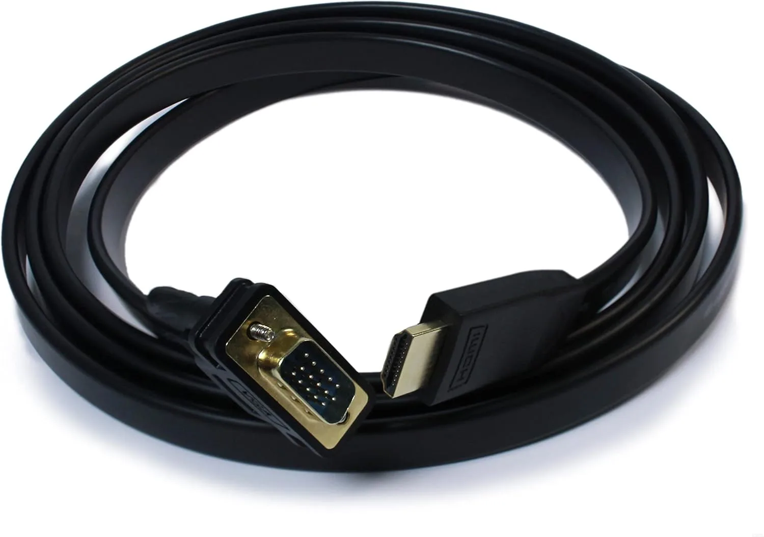 Plugable HDMI to VGA Adapter, Driverless 6 Foot (1.8 Meter) Converter Cable Supporting up to 1920 x 1080 (60Hz)
