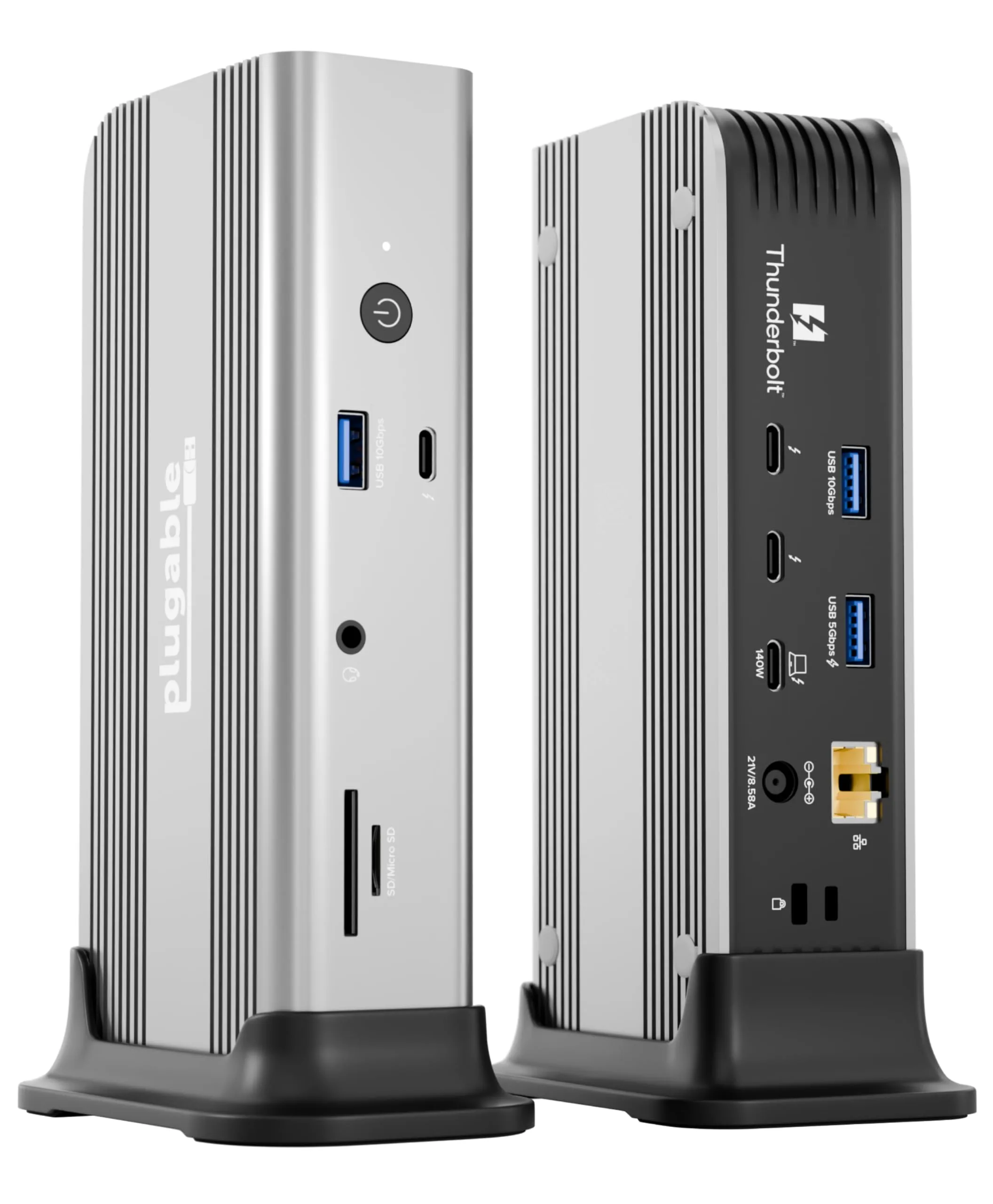 Plugable Thunderbolt 5 Dock: 140W Power Delivery, Up to Dual 6K/8K (TBT-UDT3)