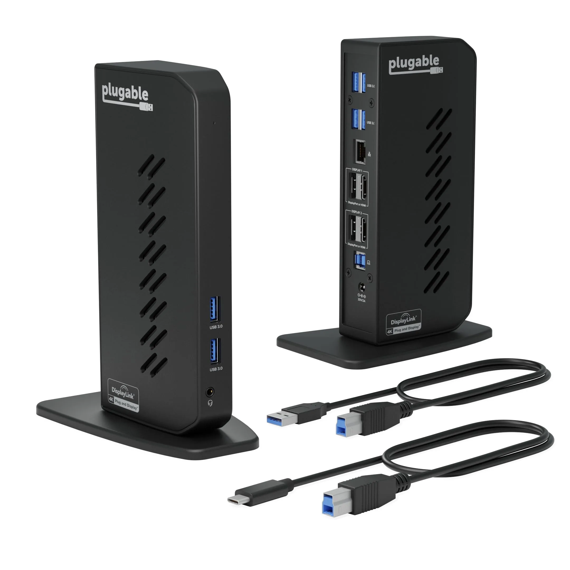 Plugable UD-6950Z Dual 4K Docking Station - USB-C & USB 3.0