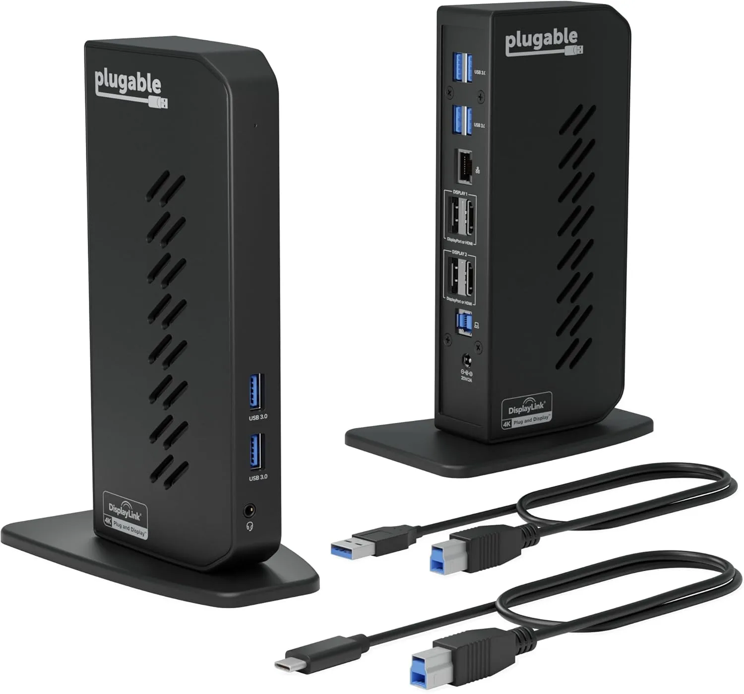Plugable UD-6950Z Dual 4K Docking Station - USB-C & USB 3.0