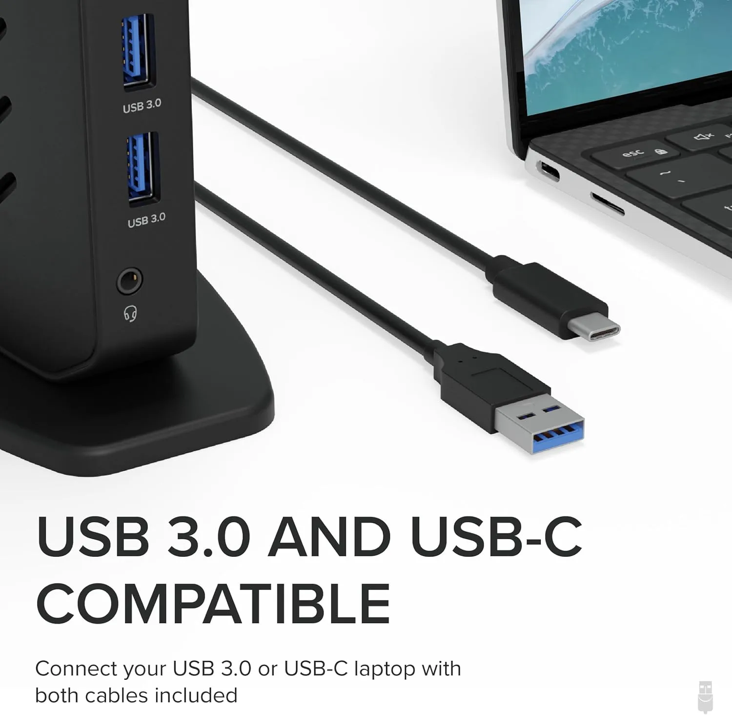 Plugable UD-6950Z Dual 4K Docking Station - USB-C & USB 3.0