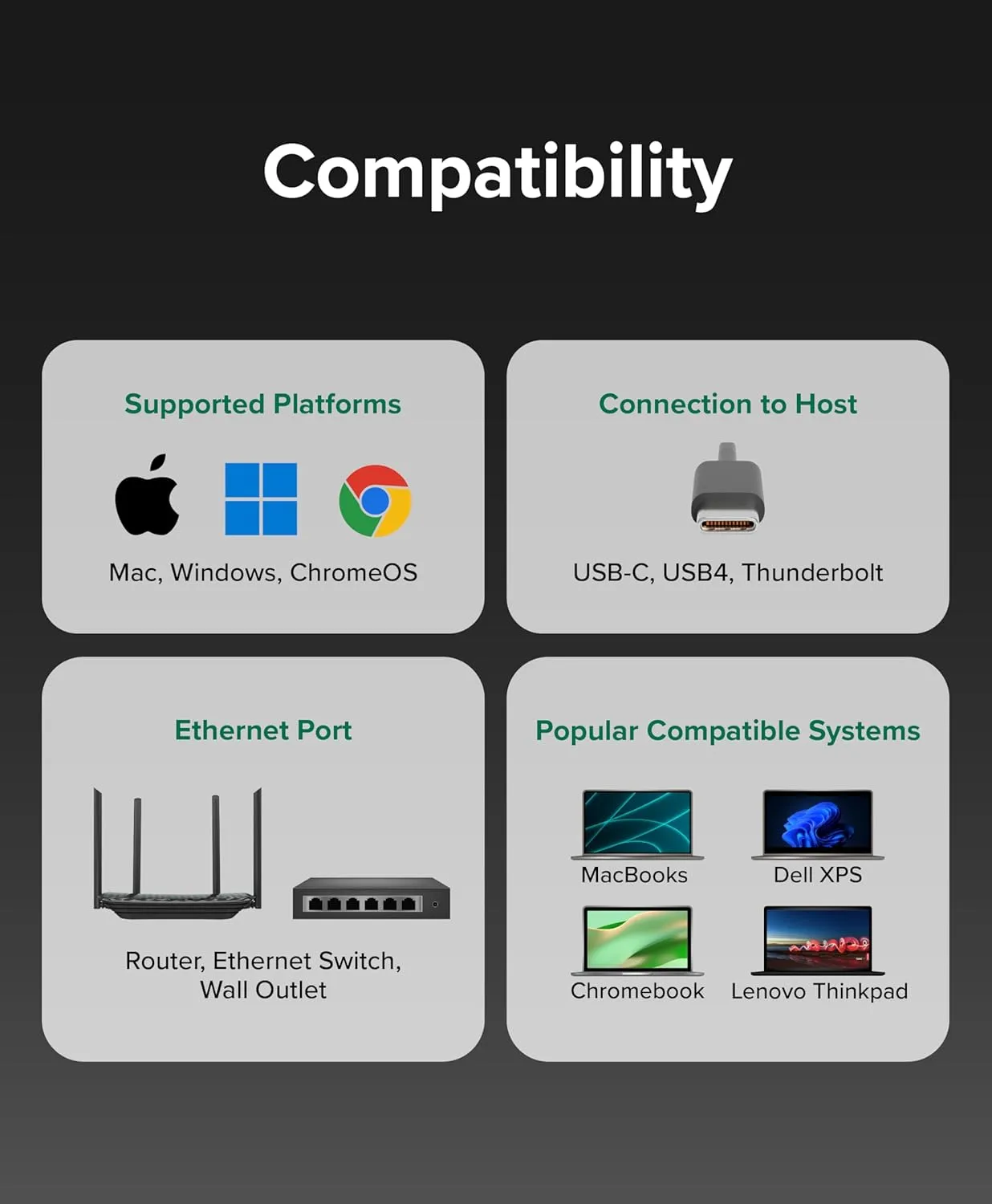 Plugable 5Gbps USB-C Ethernet Adapter | 5000Mbps Wired Network | Realtek RTL8157 (USBC-E5000)