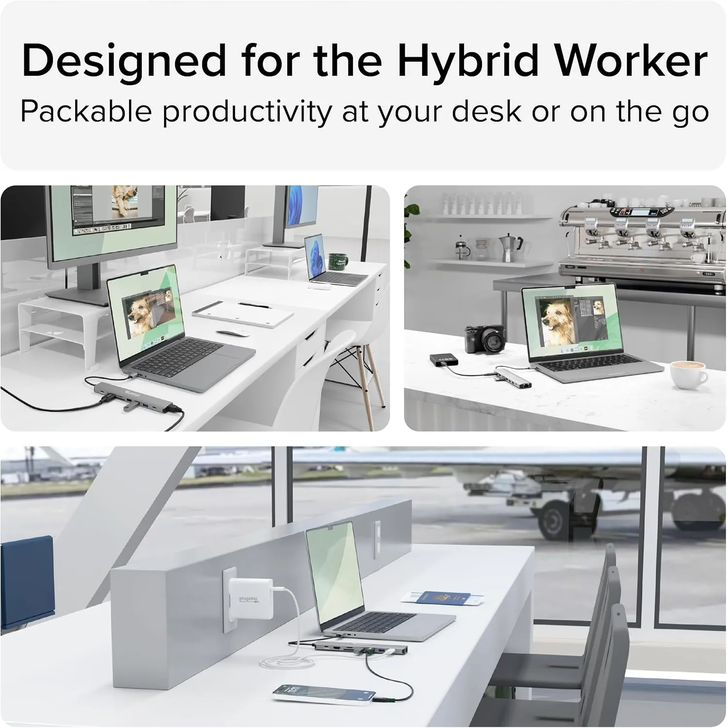 Plugable USB-C 9-in-1 Hub with 140W PD, 4K60Hz HDMI, 10Gbps (USBC-9IN1E)