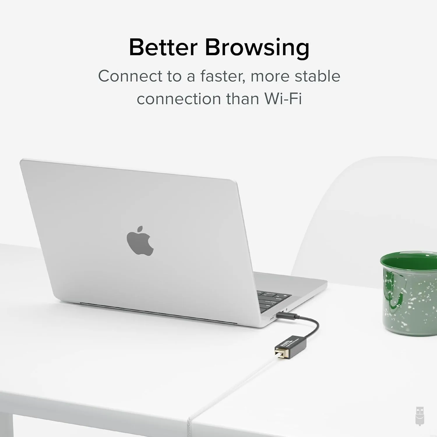 Plugable USB-C to Gigabit Ethernet Adapter (USBC-E1000) - Thunderbolt Compatible