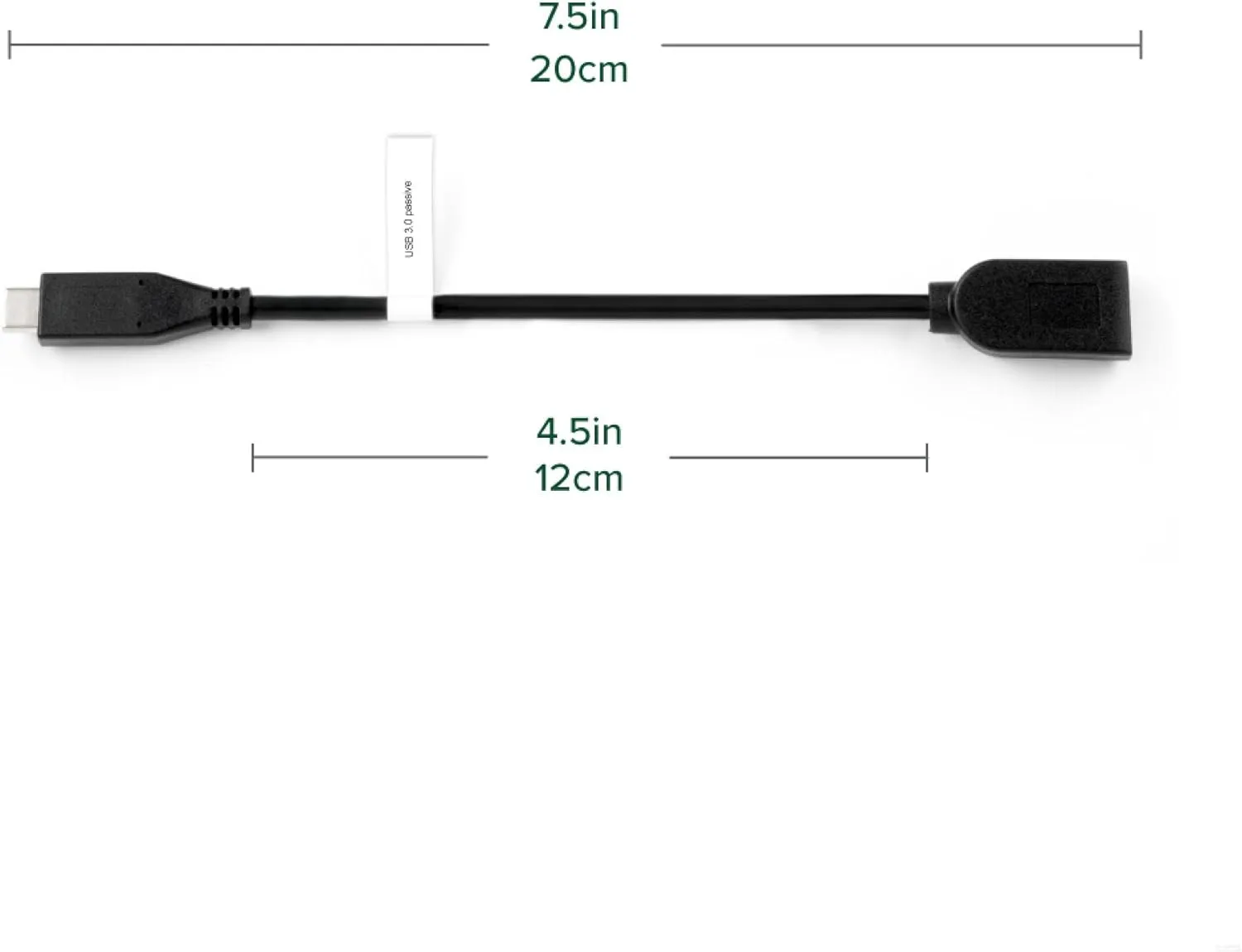 Plugable USB C to USB Adapter Cable with Driverless Technology, Enables Connection of USB Type C Laptop, Tablet