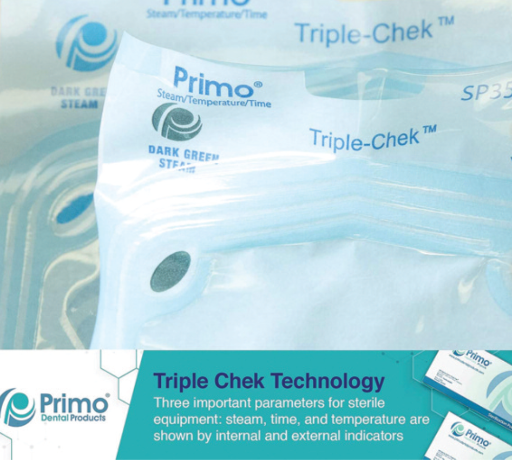 Primo® Triple-Chek™ Sterilization Pouches
