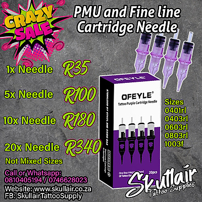 041RL PMU Ofeyle Purple Cartridges Needles