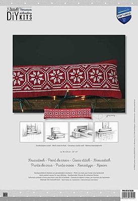 Cuscino Punto Croce - Motivi Natalizi