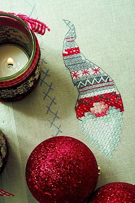 Tovaglietta 40x100 cm - Buffo Babbo Natale