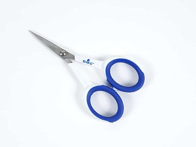 Set di forbici DMC Marmorizzata blu