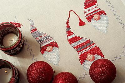 Tovaglietta 40x100 Buffo Babbo Natale, 15238 Tovaglietta 40x100 Buffo Babbo Natale, 15238