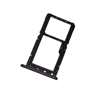 CampaignRider Dual Sim Card Slot Tray Holder Compatible for Poco Phone F1 (Black)