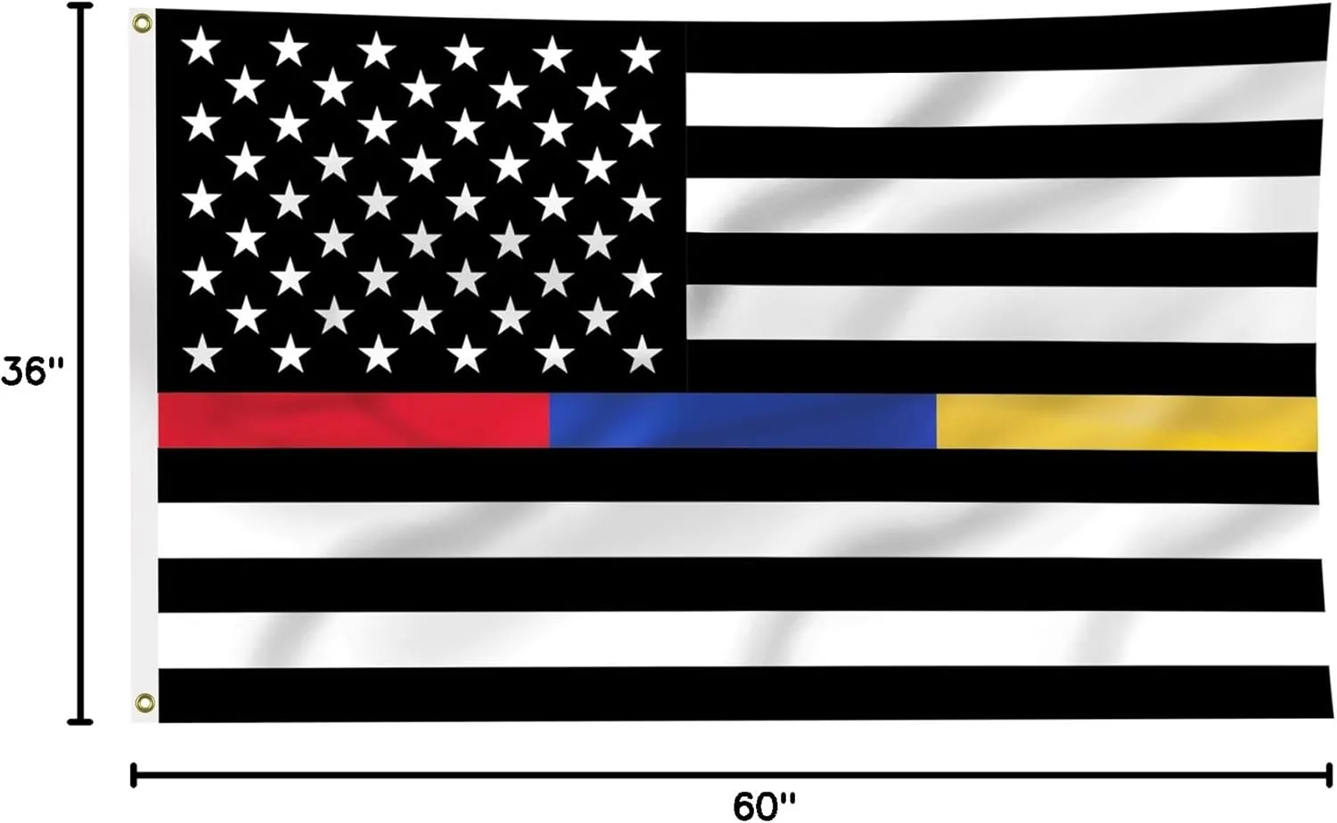 POINTVIEW FLAGS Thin Line Flag with Grommets