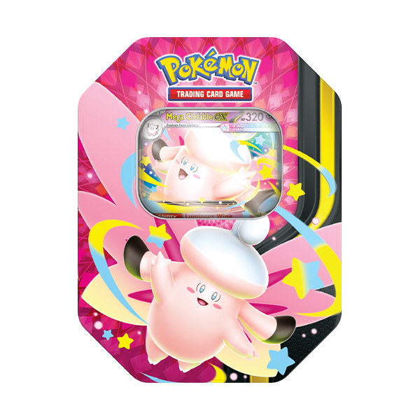 Pokemon Mega Moonlit Tin - Mega Clefable ex