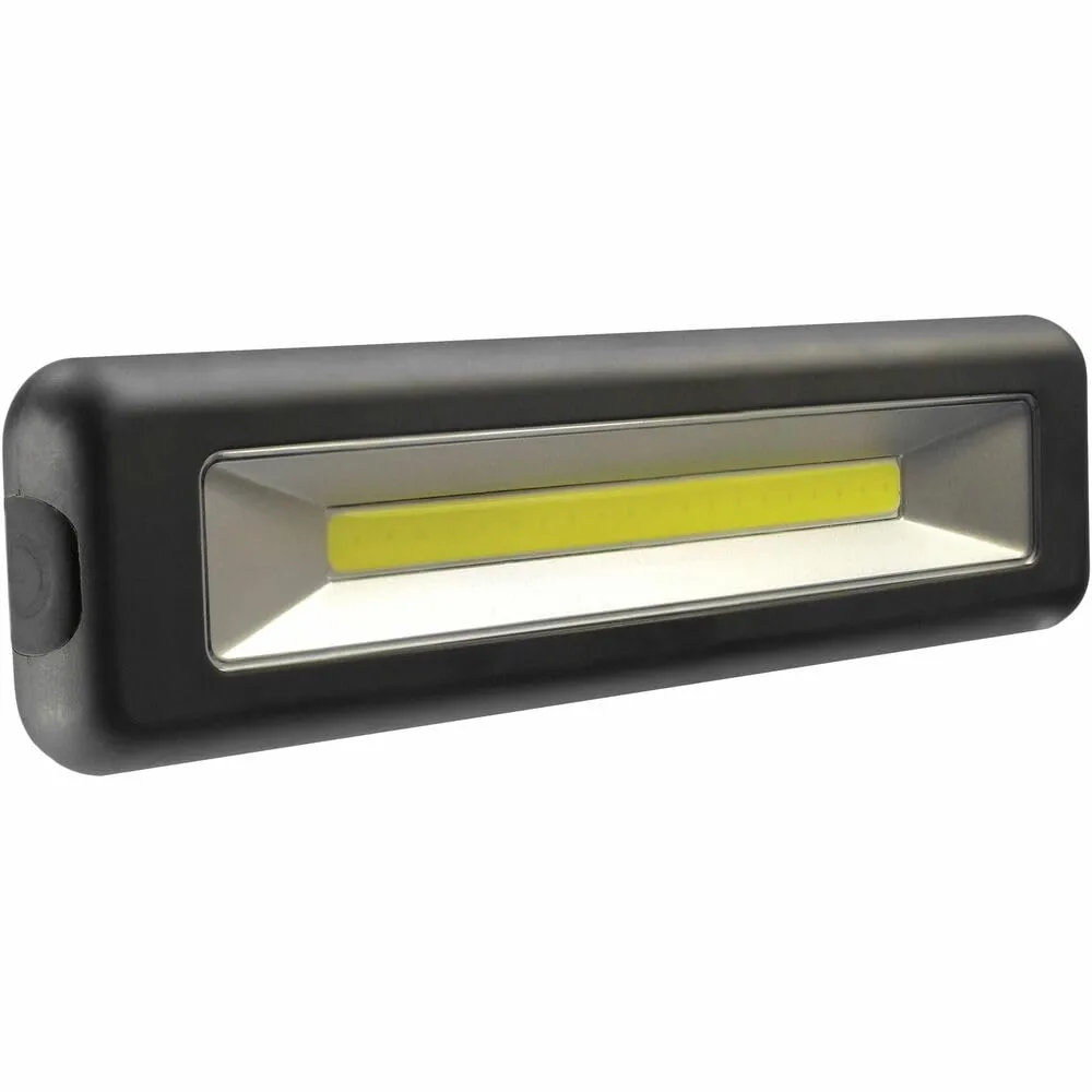 Police Security Widescope Flashlight, 1.6 x 6.4 in, Black