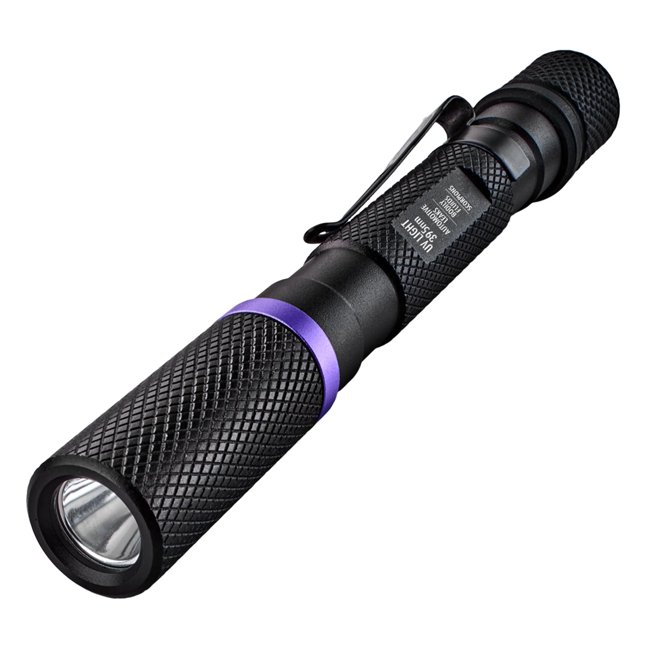 Bostitch Police Security Ultraviolet Inspection Light - AAA - Aluminum - Black