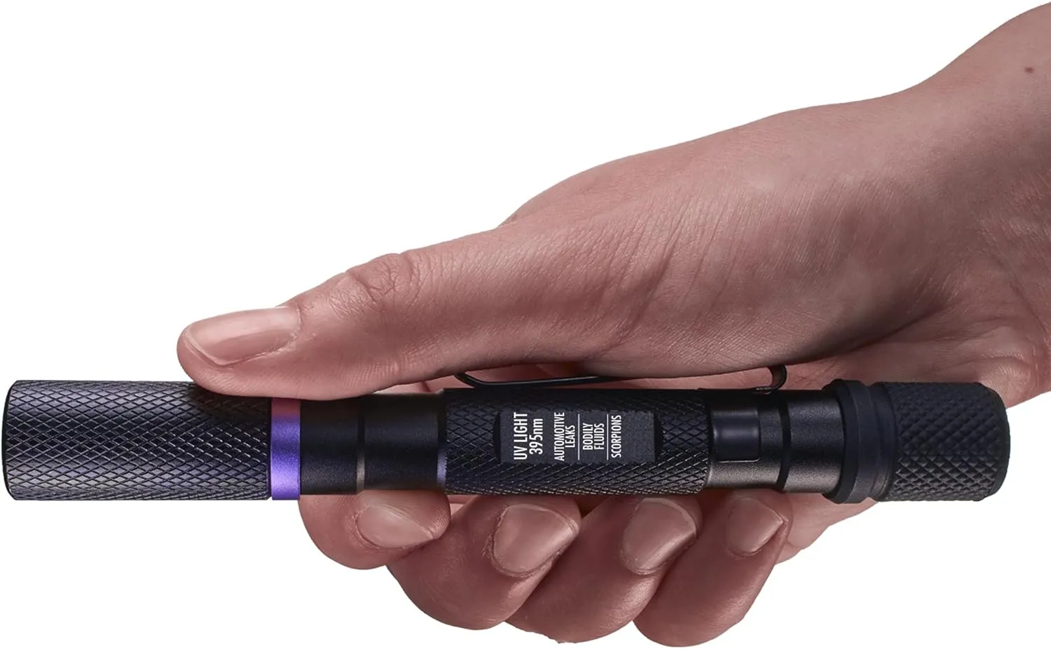 Bostitch Police Security Ultraviolet Inspection Light - AAA - Aluminum - Black