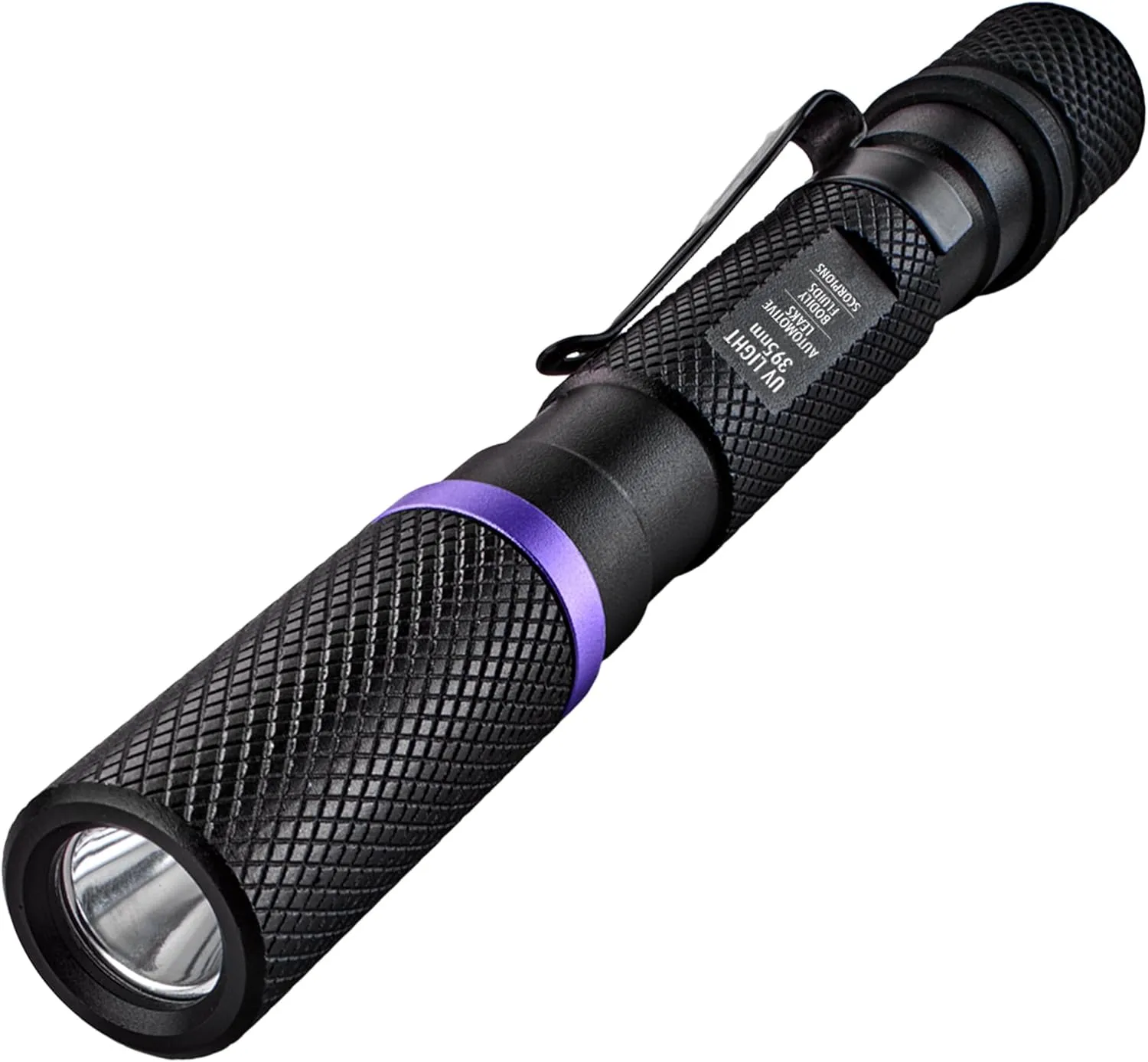 Bostitch Police Security Ultraviolet Inspection Light - AAA - Aluminum - Black