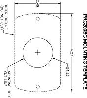 Polk Audio PRC200BC Marine Wired Remote Control - Digital Display