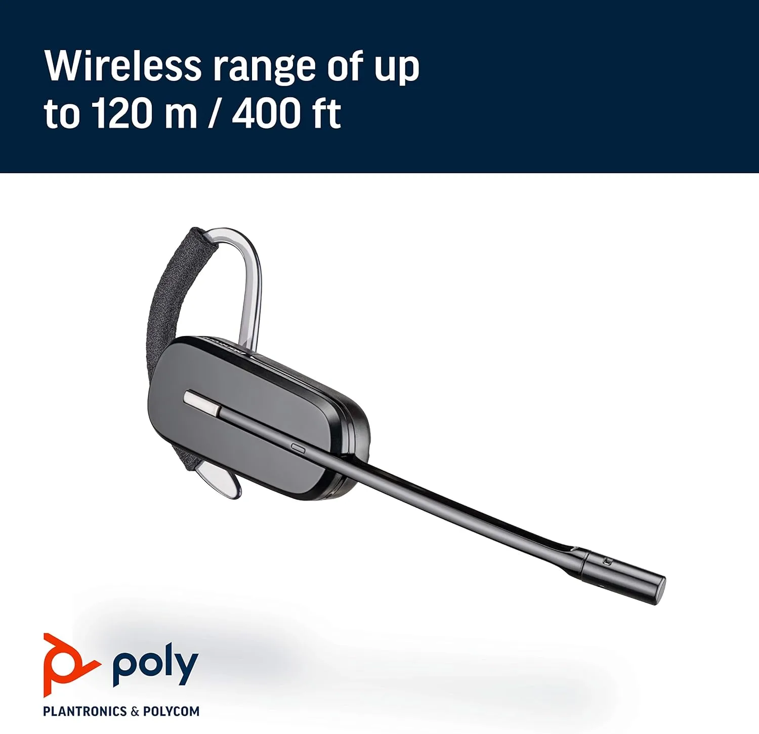 POLY CS540 Convertible Wireless DECT Headset - Mono