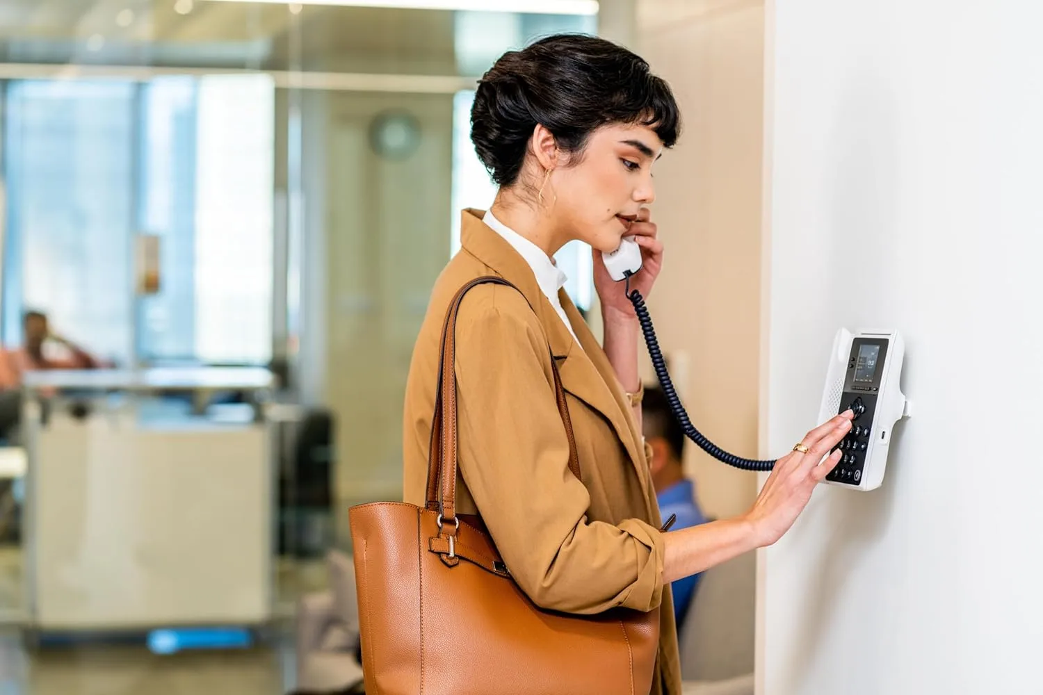 Poly Edge E100 IP Phone - Corded - Corded - Desktop, Wall Mountable