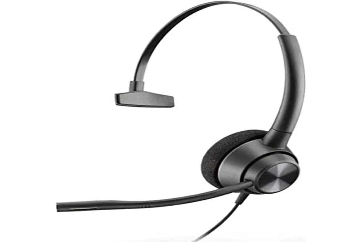 POLY EncorePro 310 QD Monaural Headset - Black