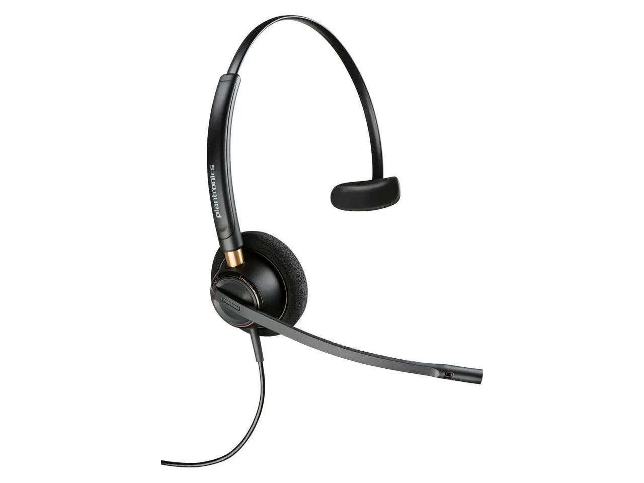 POLY EncorePro 510 Quick Disconnect Monaural Headset - TAA