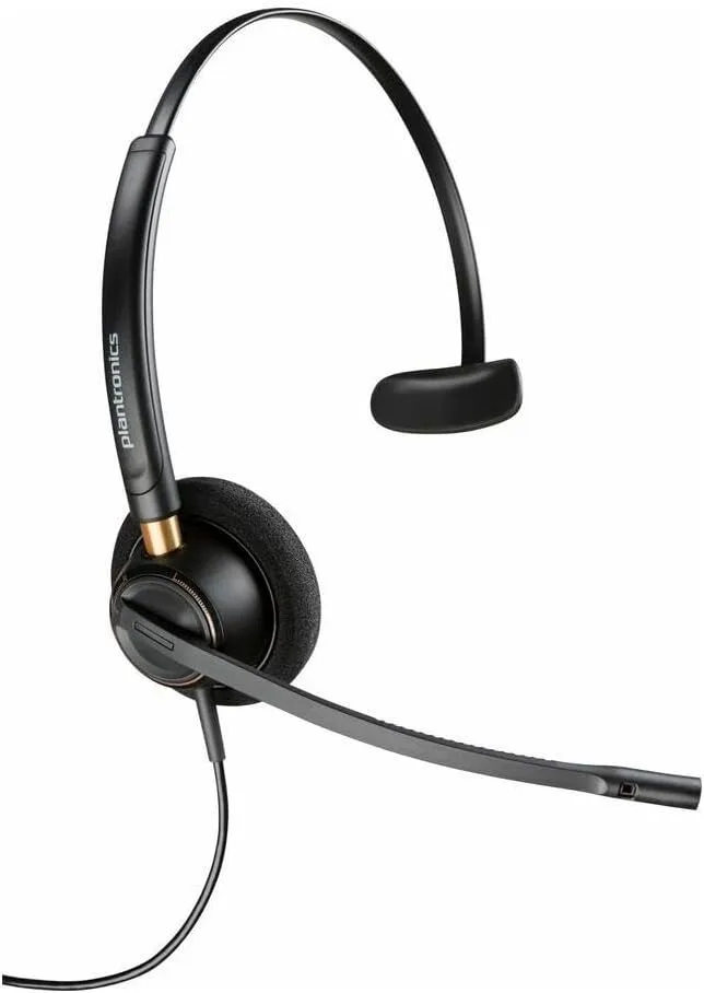 POLY EncorePro 510 Quick Disconnect Monaural Headset - TAA