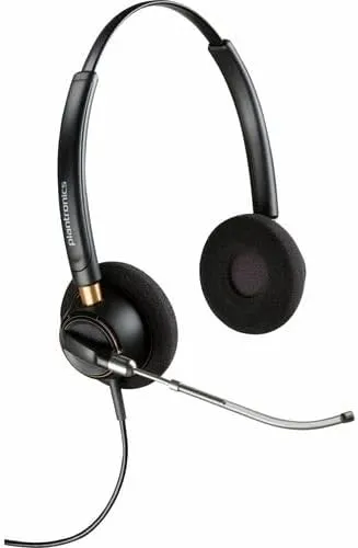 Poly EncorePro 520V Voice Tube Binaural Headset with Quick Disconnect