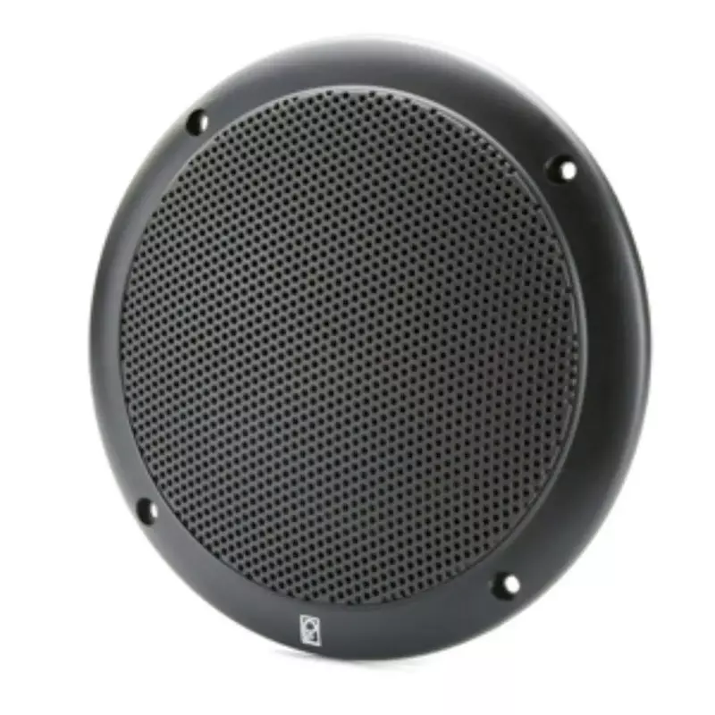 PolyPlanar 4" 2 Way Coax Integral Grill Marine Speaker Pair Black