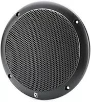 PolyPlanar 4" 2 Way Coax Integral Grill Marine Speaker Pair Black