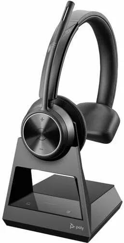 Poly Savi 7310 Office Monaural DECT 1920-1930 MHz Headset - Microsoft Teams Certification - Mono - Wireless - Bluetooth/DECT - 580 ft - 20 Hz to 20 kHz - Over-the-head, On-ear - Monaural - Noise Cance
