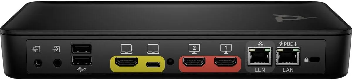 Poly Studio G62 Video Conferencing System with Mounting Plate Kit (PoE+ Only)