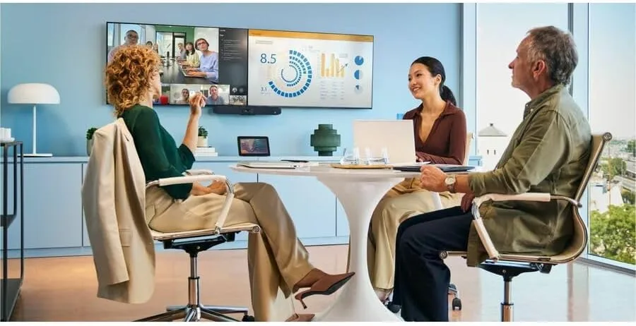 Poly Studio V12 USB Video Bar - No Power Supply