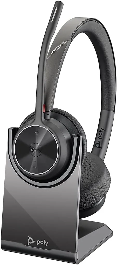 POLY Voyager 4320 UC Wireless Stereo Headset