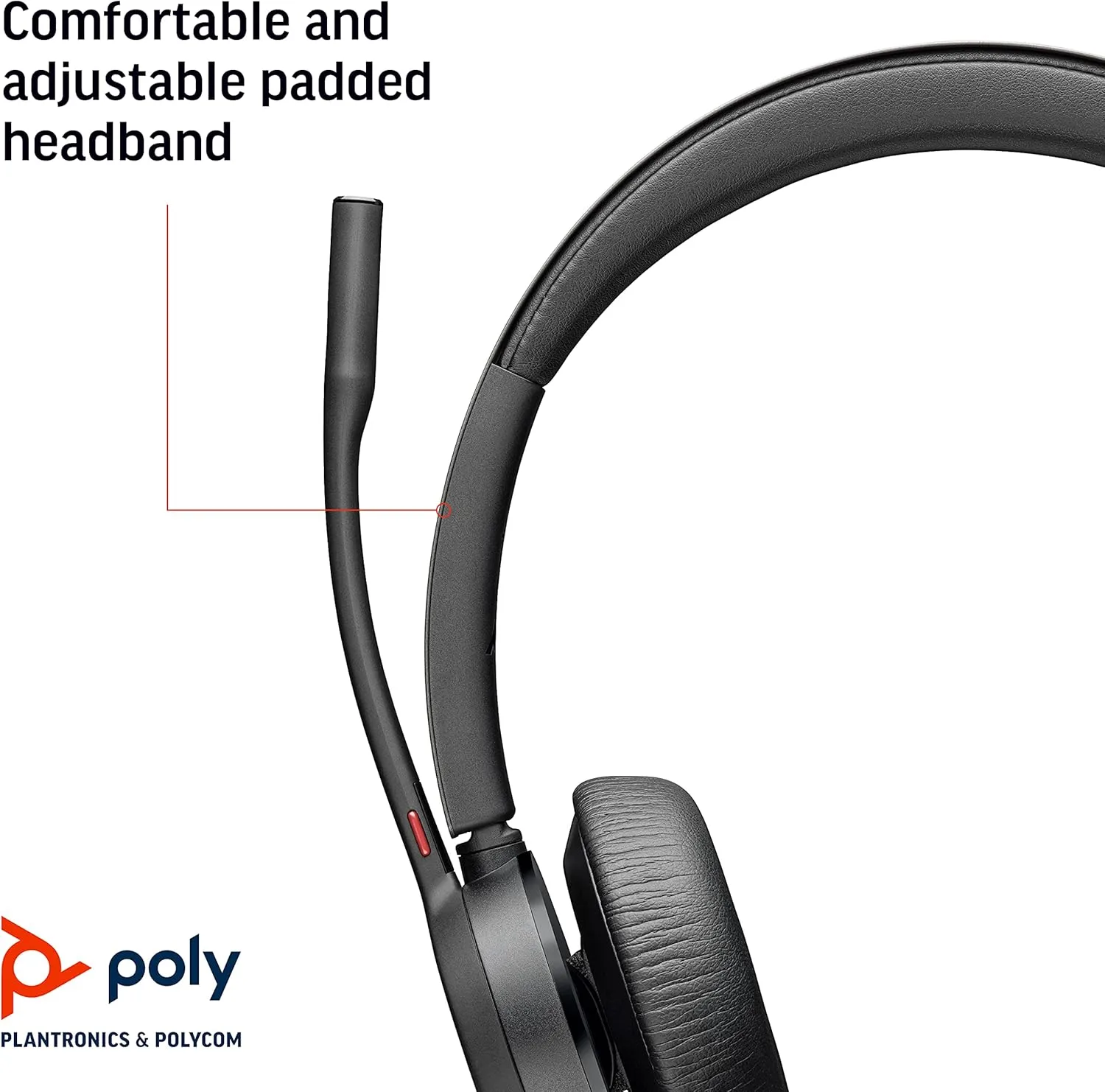 POLY Voyager 4320 UC Wireless Stereo Headset