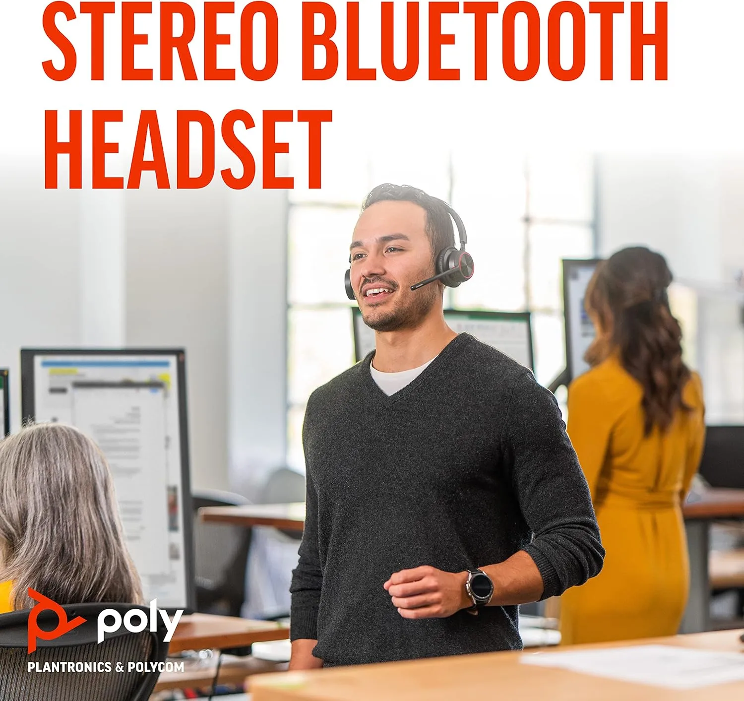 POLY Voyager 4320 UC Wireless Stereo Headset