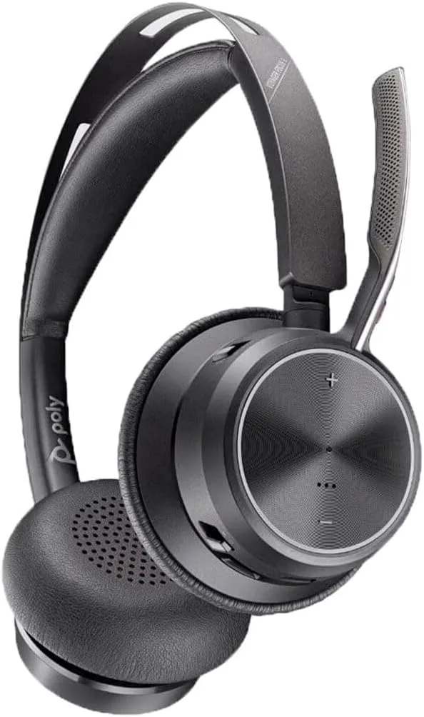 Poly Voyager Focus 2 Microsoft Teams Certified USBC-C Headset + USB-C/A Adapter