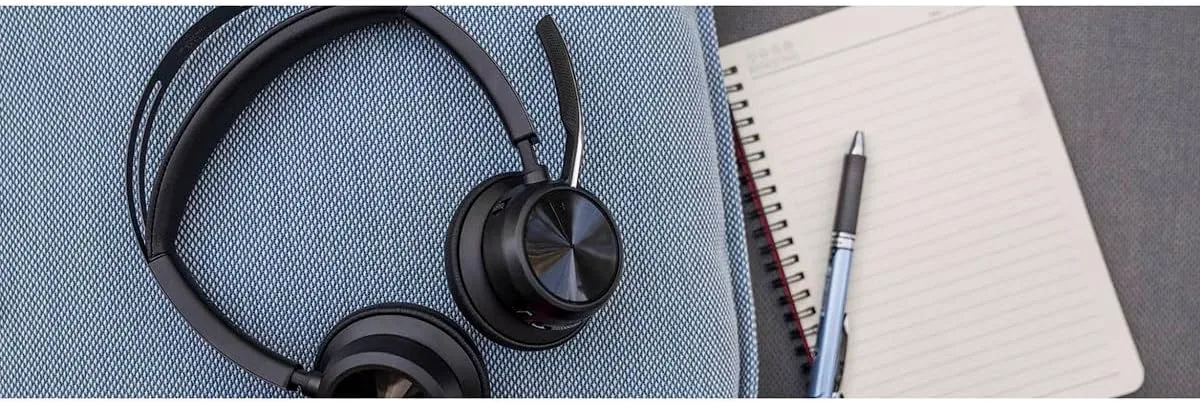 Poly Voyager Focus 2 Microsoft Teams Certified USBC-C Headset + USB-C/A Adapter