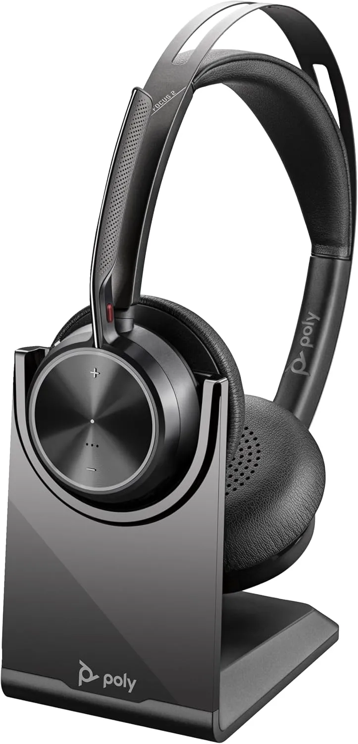 Poly Voyager Focus 2 USB-C-C Headset +USB-C/A Adapter
