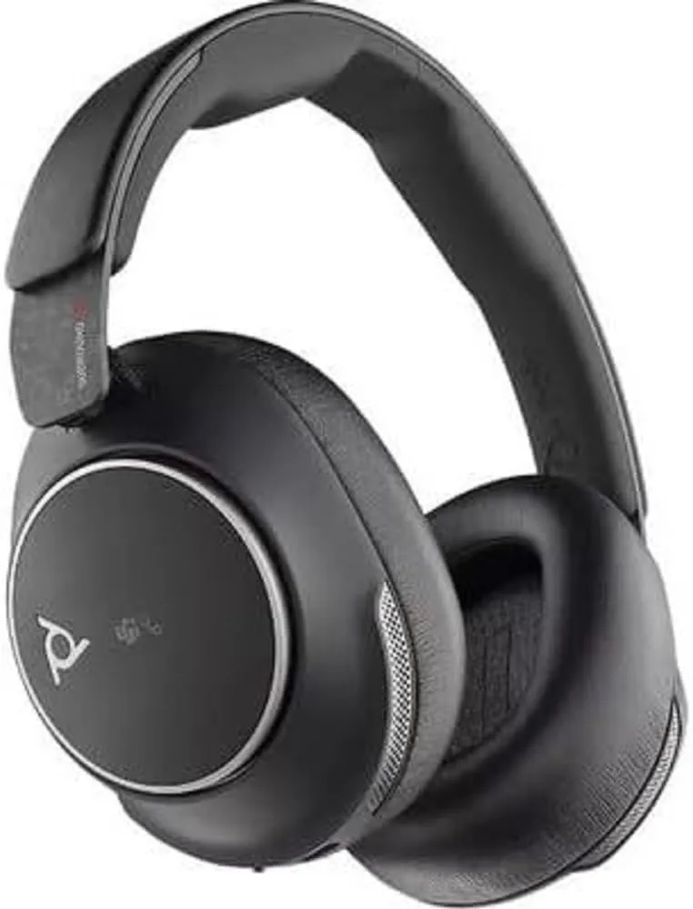 Poly Voyager Surround 80 UC Headset - Microsoft Teams Certified - USB-C Adapter - Black