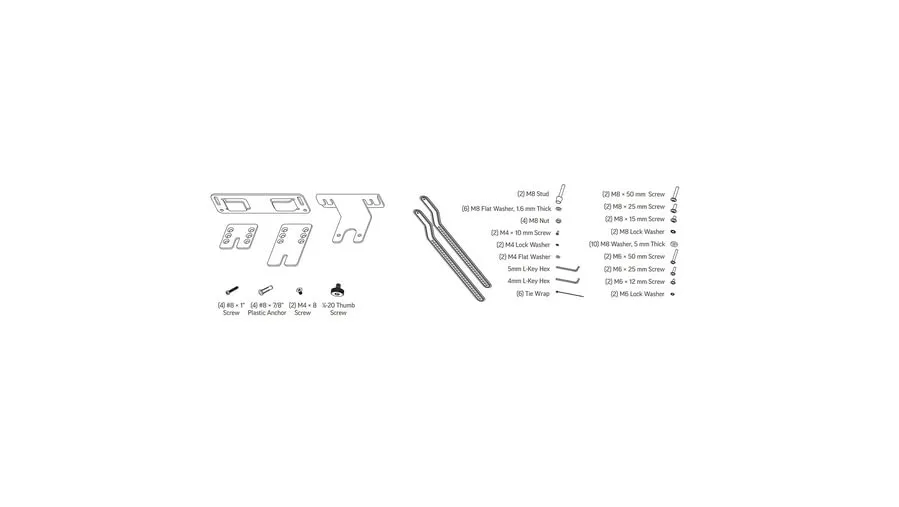 Poly Wall Mount for G7500 Video Conferencing System